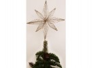 Stjerne til juletre gull 10 LED-lys  thumbnail