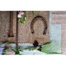 Brikke jute linfarget 35x45cm thumbnail