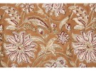 Løper blomst trykk brun 33x100cm thumbnail