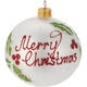 Julekule glass Merry Christmas  thumbnail