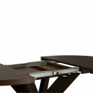 Lenox ø110 (160) rundt spisebord med 1 tilleggsplate - røkt eik thumbnail