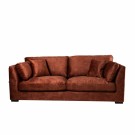 Wellington 3-seter sofa (Adore rust velour) thumbnail