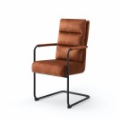 Maddox spisestol m/armlener (Adore velour rust) thumbnail