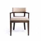 Cloud spisestol (Rush beige velour) røkt eik ben thumbnail