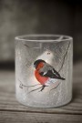 Lysglass krakelert frostet dompapp thumbnail