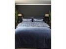 Halvor Bakke Wellington sengeteppe 160x280 Blå/Vintage indigo  thumbnail
