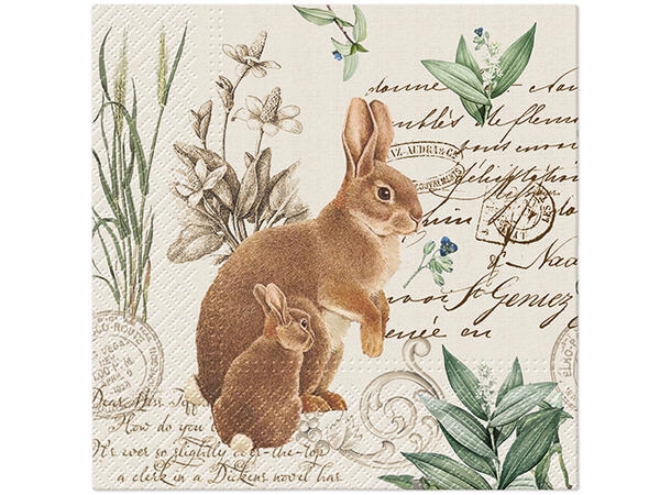 Lunsjserviett 20 stk 3-lags 33x33cm