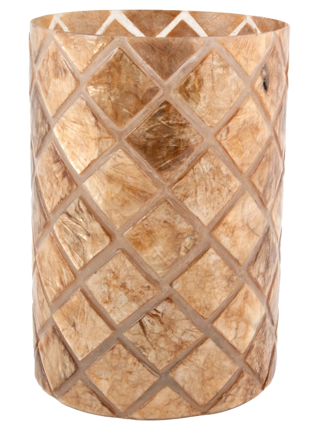 Ø15cm H20cm Bronse Capiz