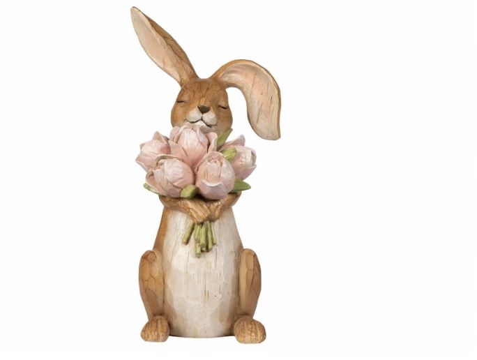 Hare med Blomster 